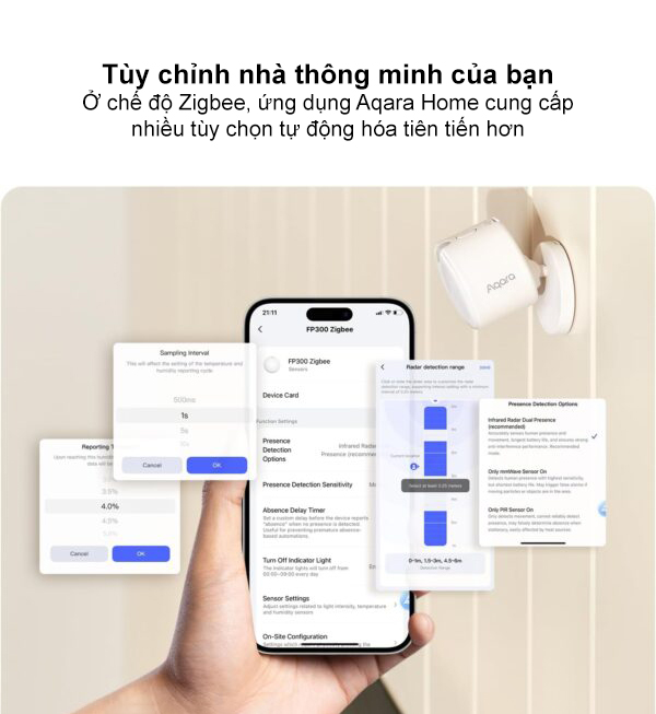 Cảm biến hiện diện Aqara FP300 - Chính hãng 3 712cgfAXKyL