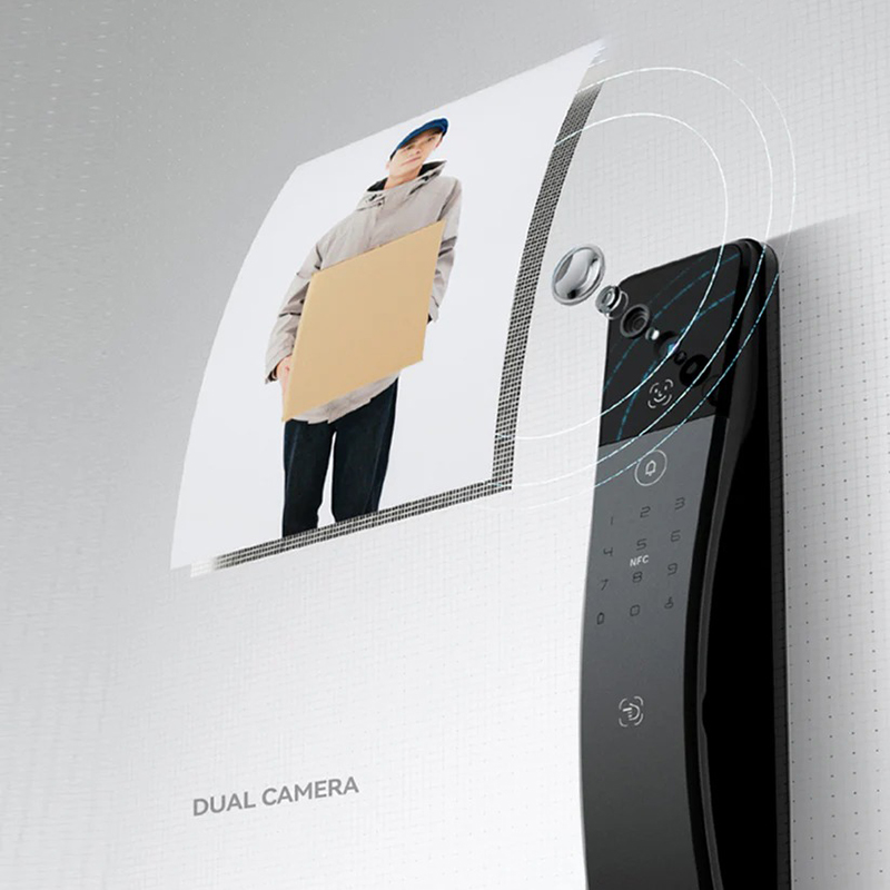 Khoá cửa thông minh Xiaomi Lockin S6 Max - Chính hãng 5 Khoa cua thong minh Xiaomi Lockin S6 Max bigmivn 4