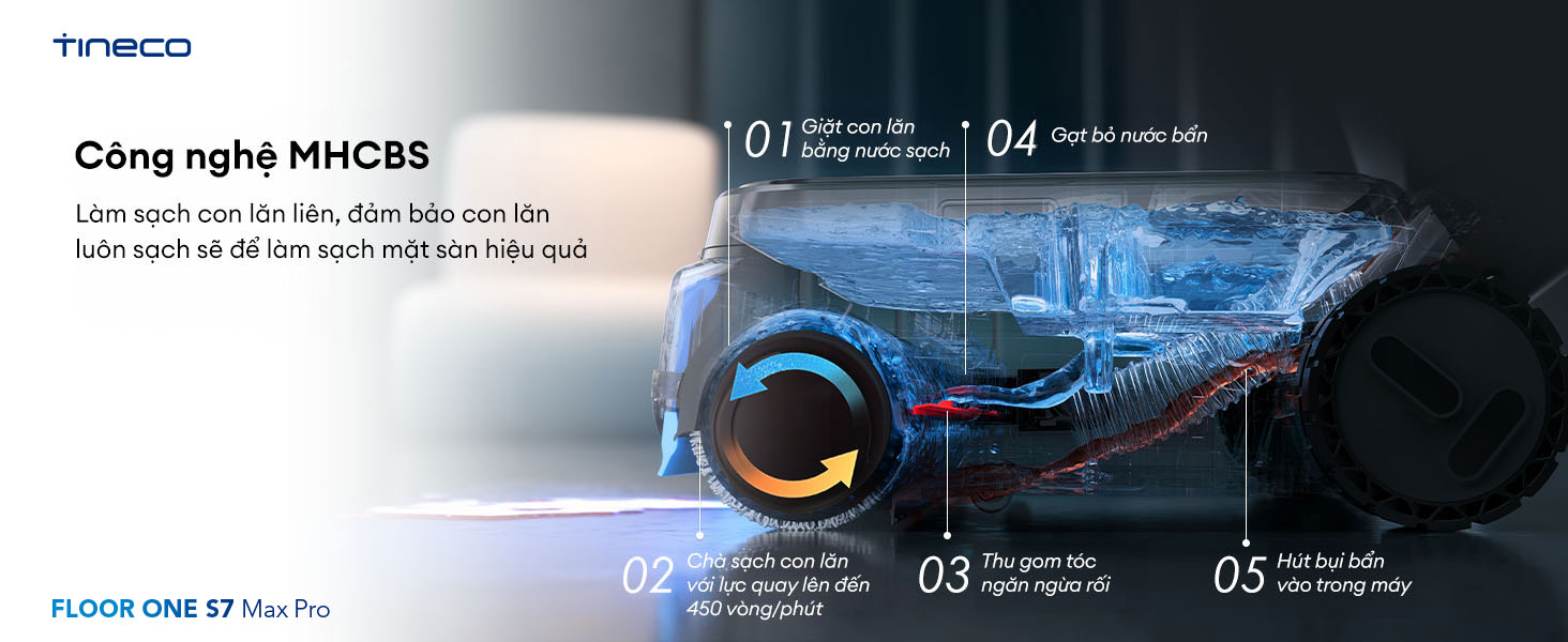 May hut bui lau nha Tineco Floor One S7 Max Pro bigmivn 5