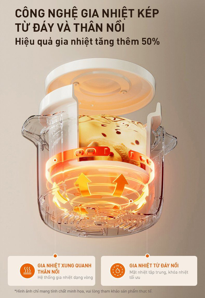 Nồi nấu chậm Joyoung JSC-316 dung tích 3L | Công suất 400W - Chính hãng 7 Noi nau cham Joyoung JSC 316 dung tich 3L bigmivn 4