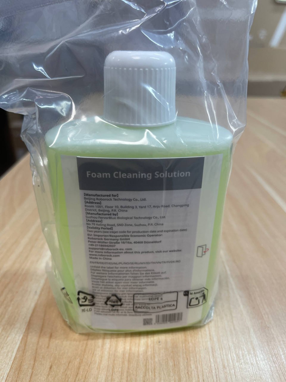 Nước lau sàn tạo bọt 480ml cho Roborock F25 Ace Pro - Chính hãng 3 Nuoc lau san tao bot 480ml cho Roborock F25 Ace Pro 2