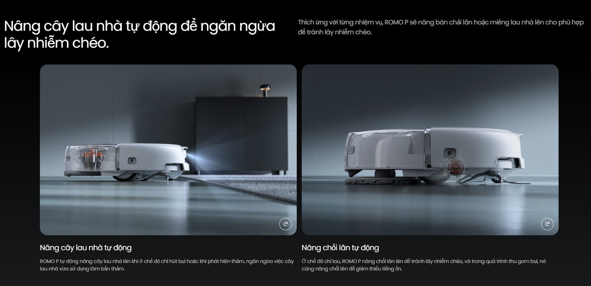 Robot hút bụi lau nhà DJI ROMO P - Chính Hãng 17 Robot hut bui lau nha DJI ROMO P bigmivn 14