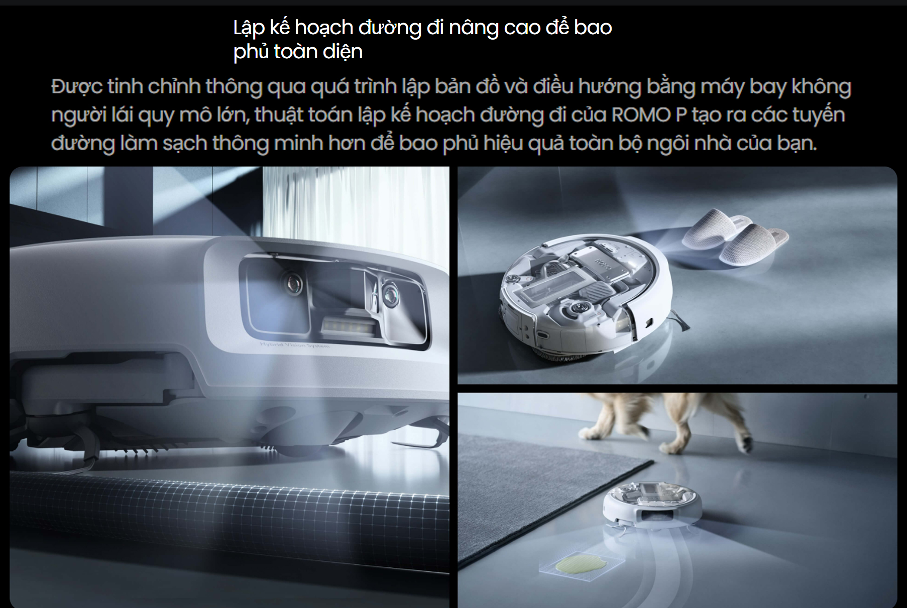 Robot hút bụi lau nhà DJI ROMO P - Chính Hãng 6 Robot hut bui lau nha DJI ROMO P bigmivn 4