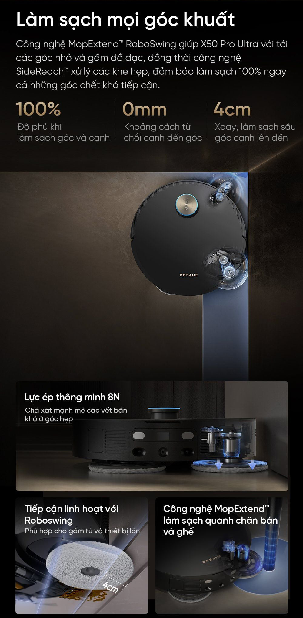 Robot hut bui lau nha Dreame X50 Pro Ultra bigmivn 7