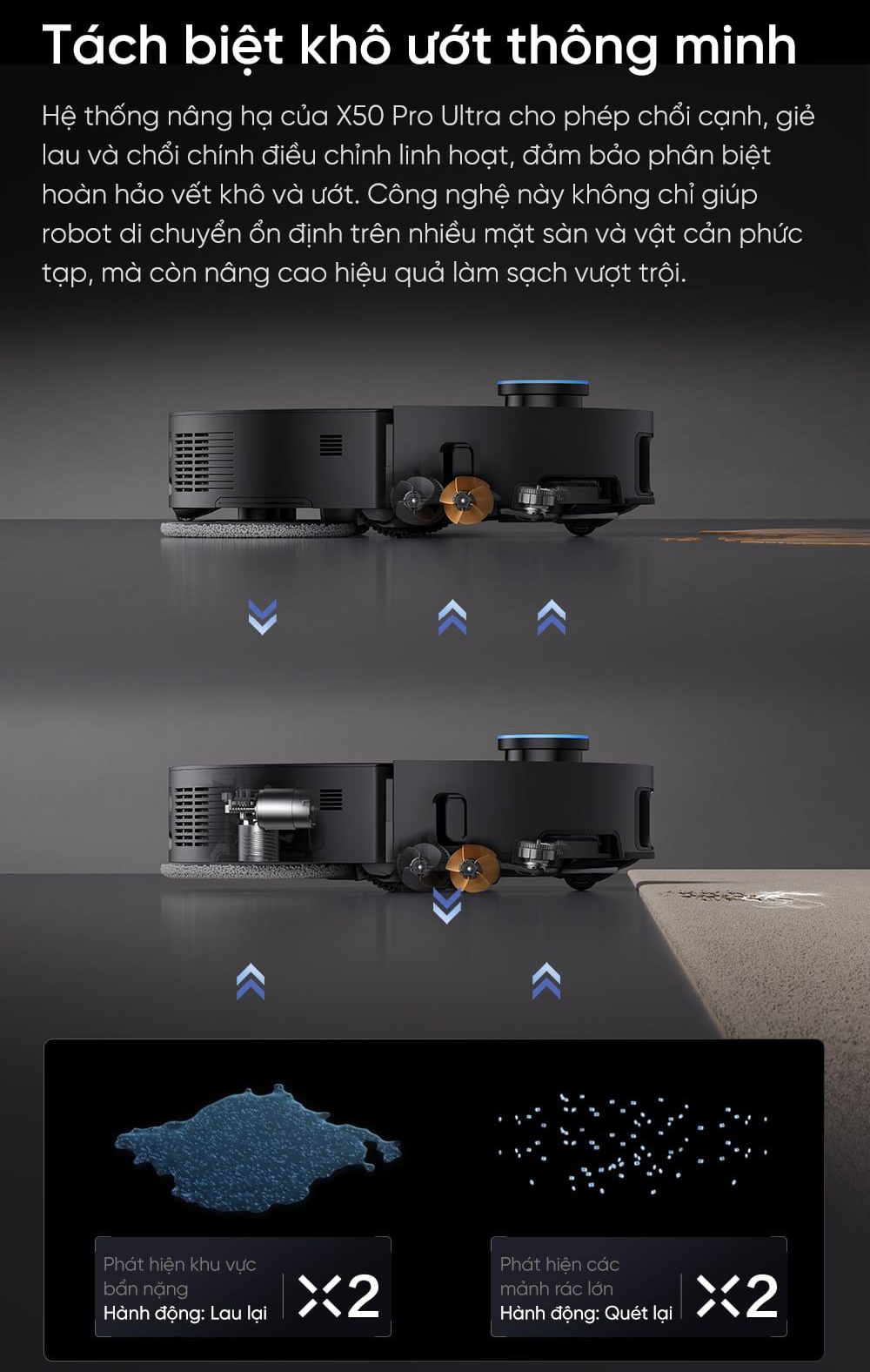 Robot hut bui lau nha Dreame X50 Pro Ultra bigmivn 8