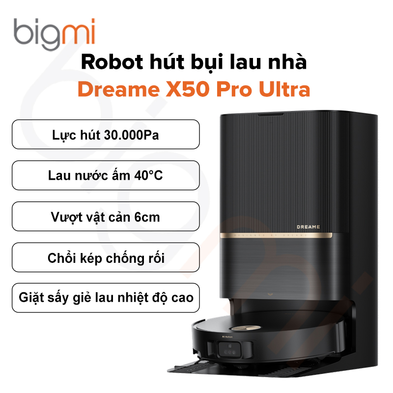 Robot hút bụi lau nhà Dreame X50 Pro Ultra