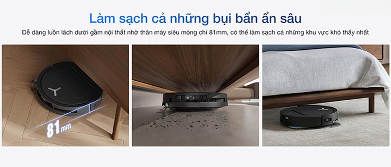 Khả năng định vị trong bóng tối của Ecovacs T50 Pro Gen 2