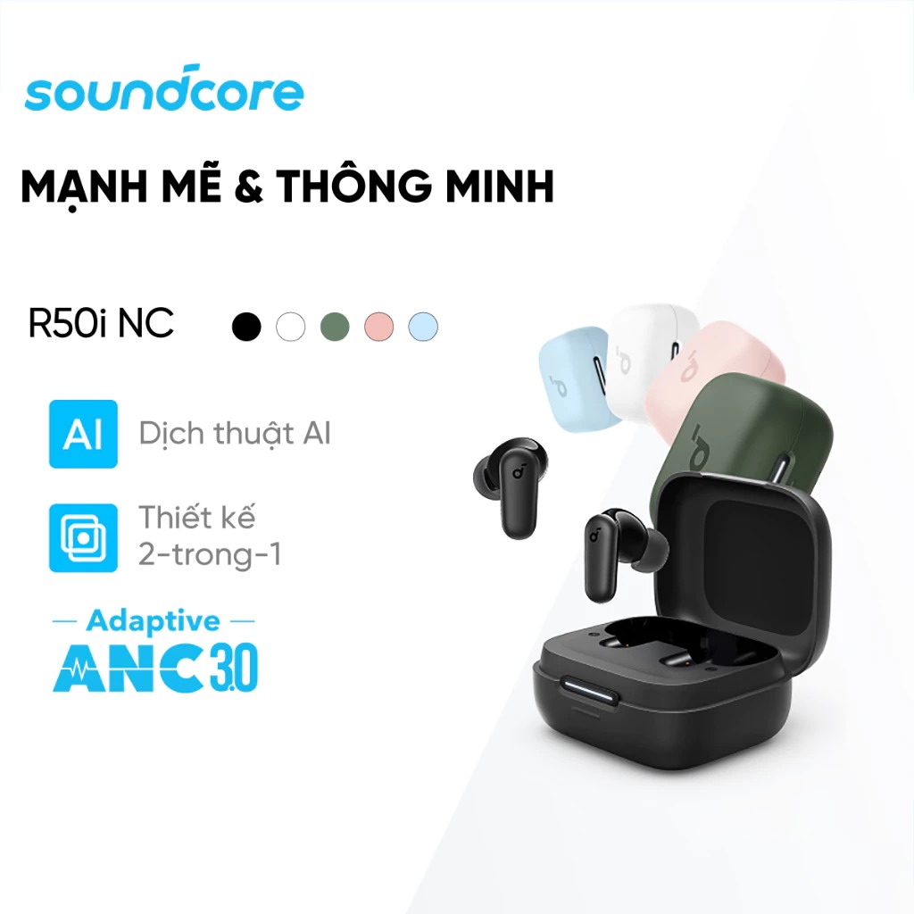 Tai nghe Bluetooth ANC Anker Soundcore R50i NC bigmivn