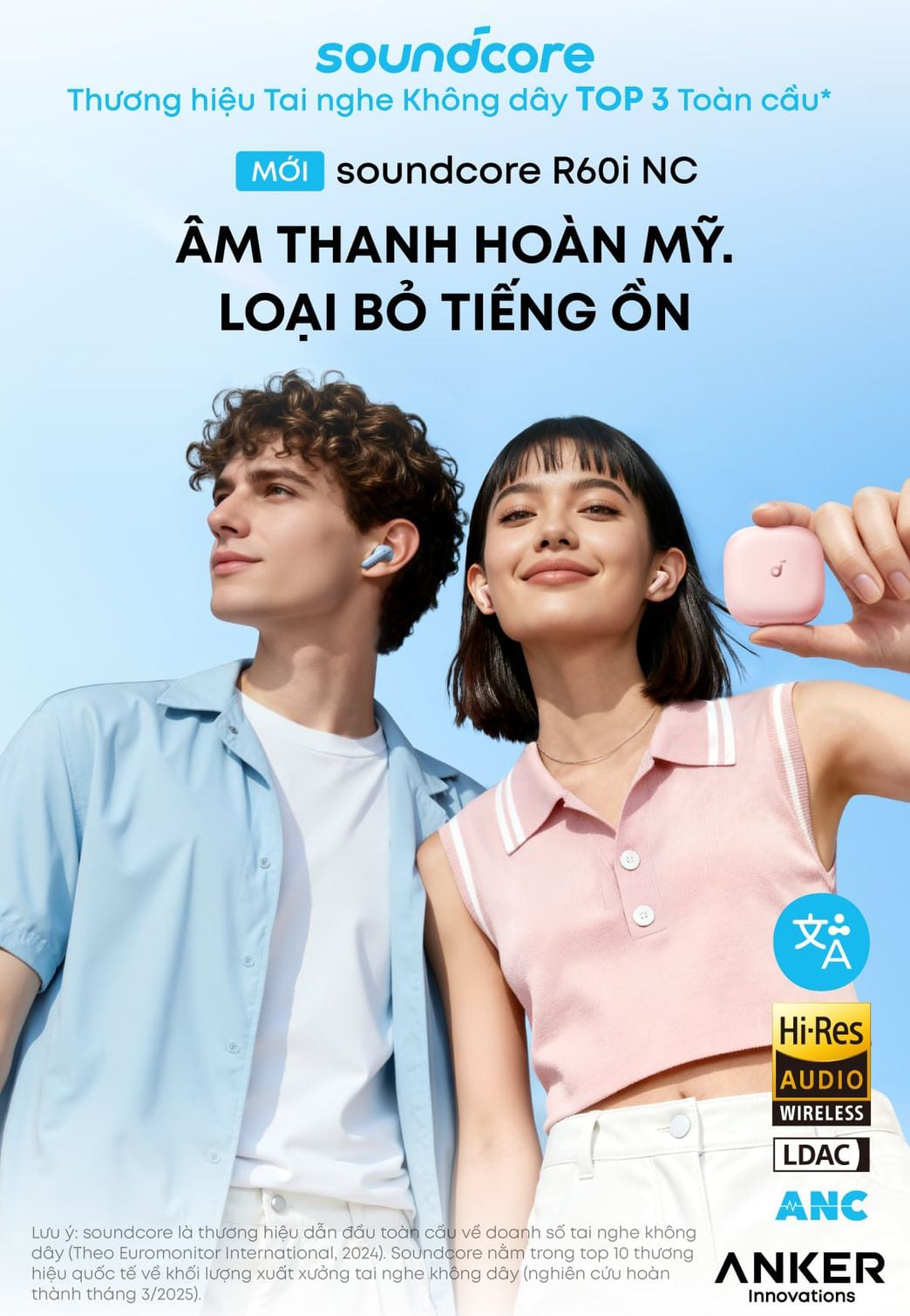 Tai nghe Bluetooth ANC Anker Soundcore R60i NC bigmivn