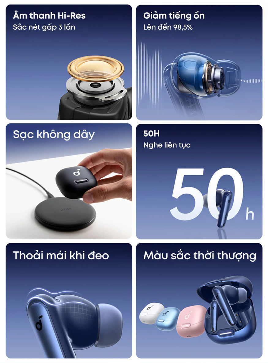 Tai nghe Bluetooth Anker Soundcore Liberty 4 NC bigmivn 1