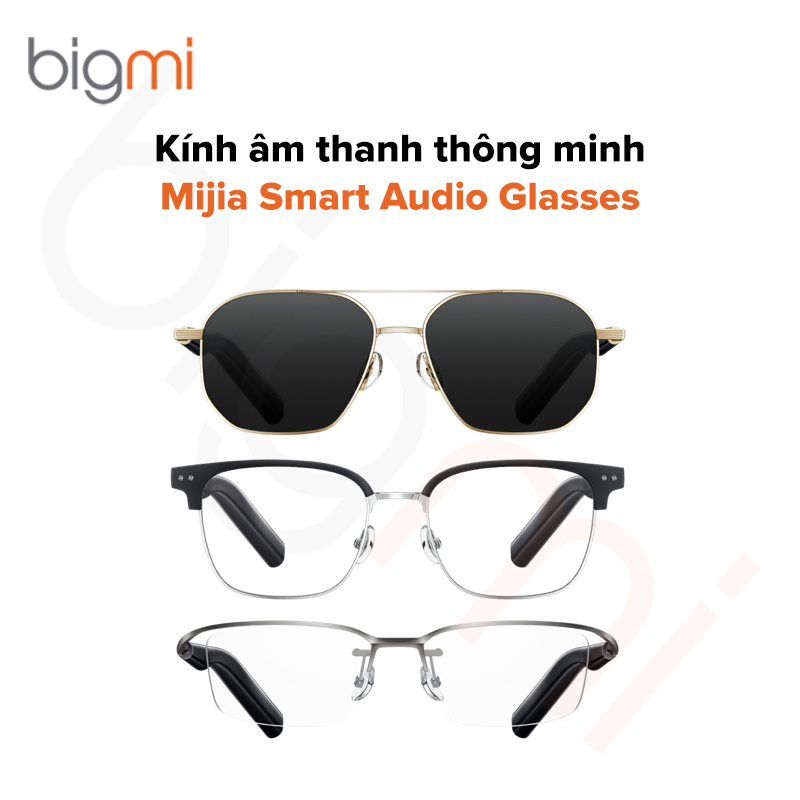 Kính âm thanh thông minh Mijia Smart Audio Glasses 3 phiên bản