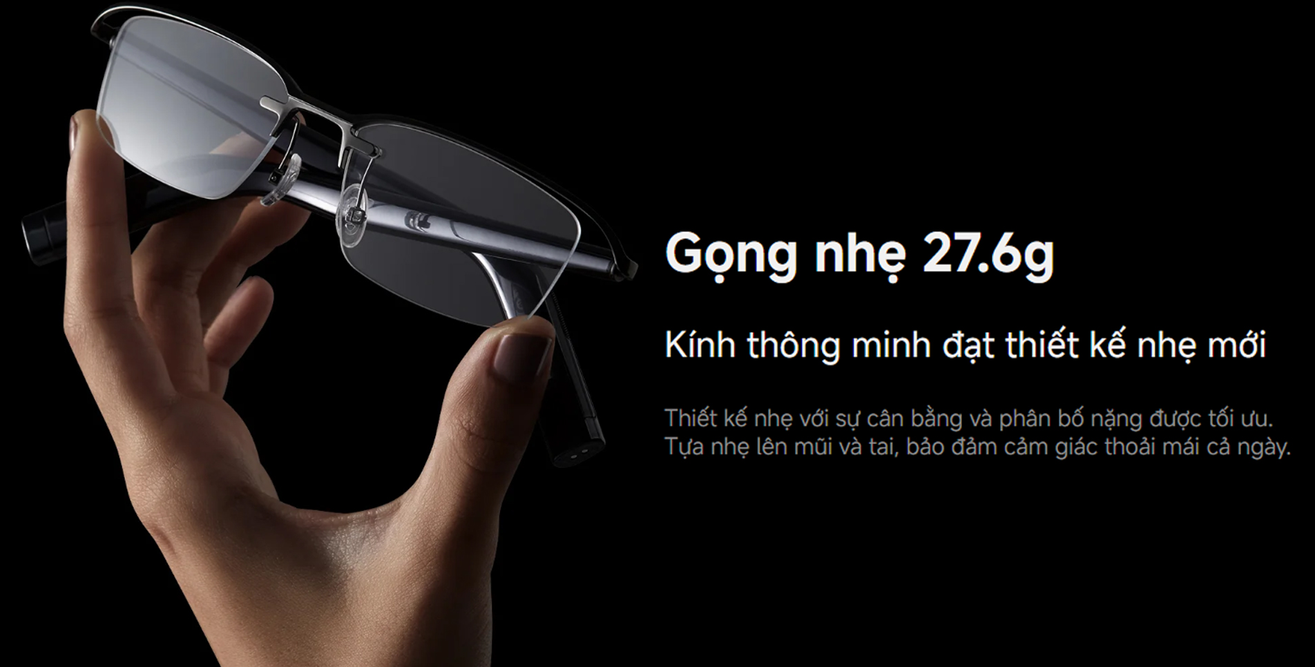 Kinh am thanh thong minh Mijia Smart Audio Glasses bigmivn 6
