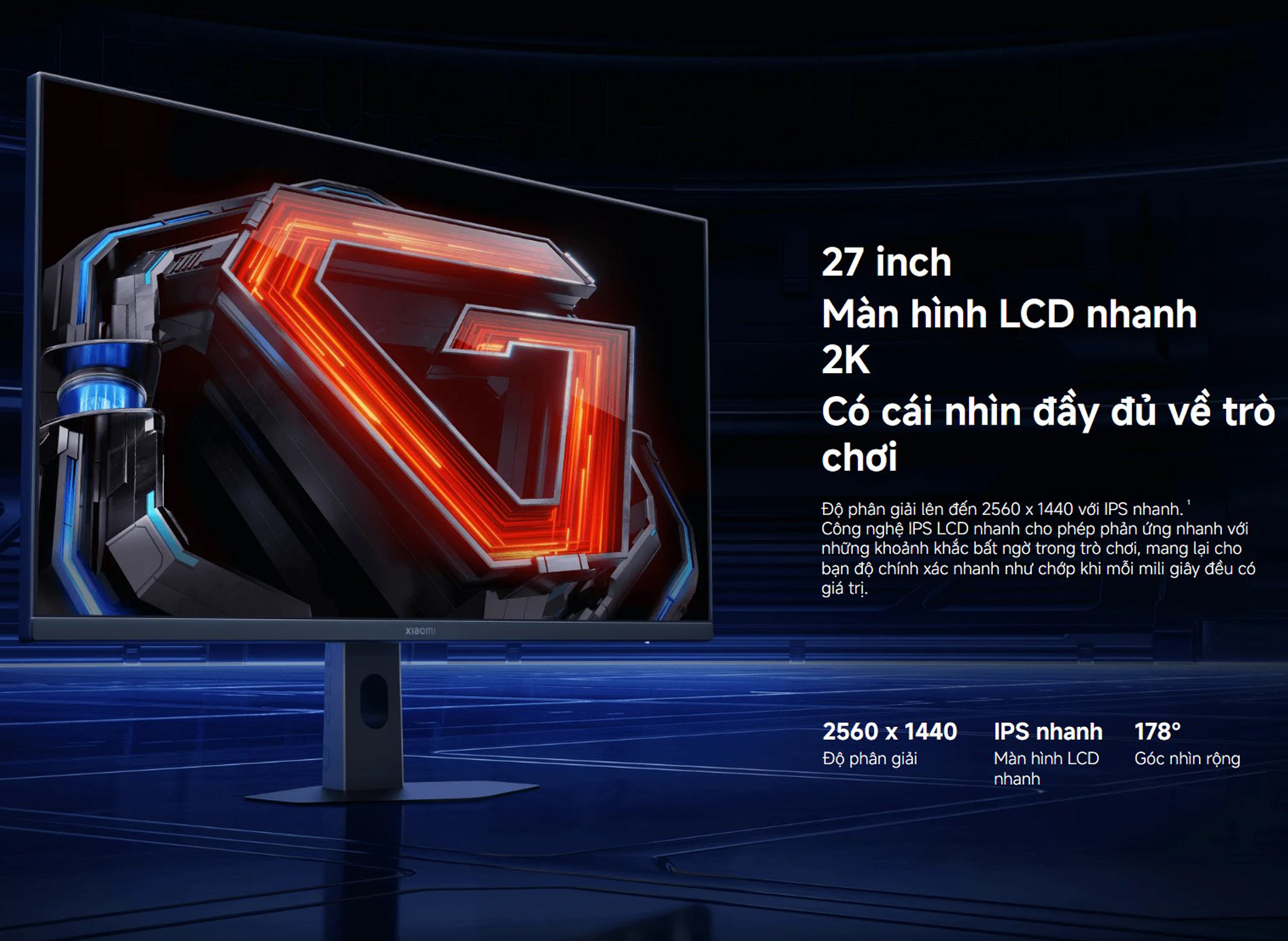 Màn hình Gaming Monitor 2K Xiaomi G27Qi 2026 27 inch (2K/IPS LCD/200HZ/1MS) ELA6556EU - Quốc Tế 4 Man hinh Gaming Monitor 2K Xiaomi G27Qi 2026 27 inch bigmivn 2