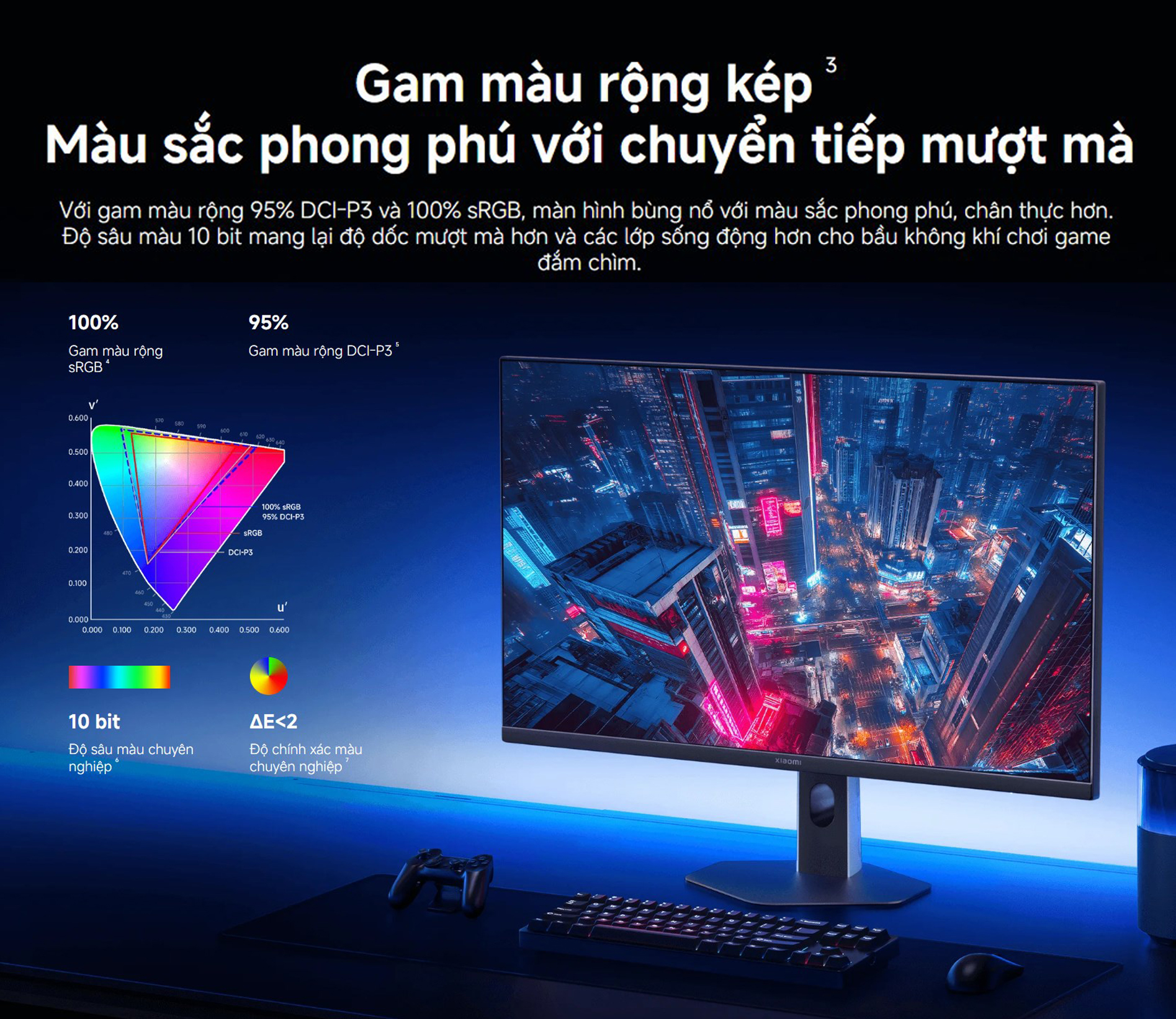 Màn hình Gaming Monitor 2K Xiaomi G27Qi 2026 27 inch (2K/IPS LCD/200HZ/1MS) ELA6556EU - Quốc Tế 8 Man hinh Gaming Monitor 2K Xiaomi G27Qi 2026 27 inch bigmivn 6