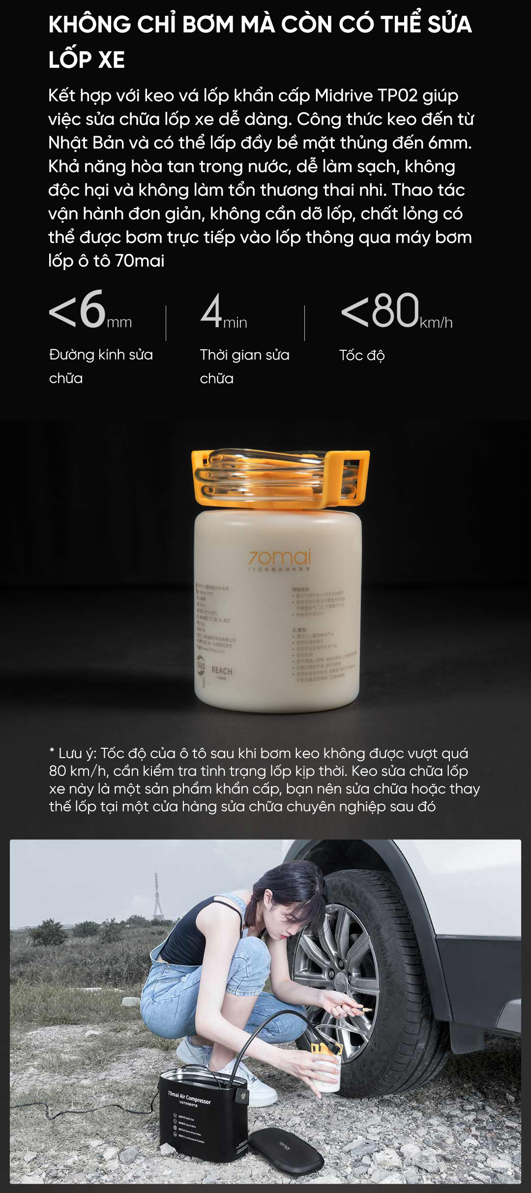 May bom lop o to Xiaomi 70mai Midrive TP01 bigmivn 7