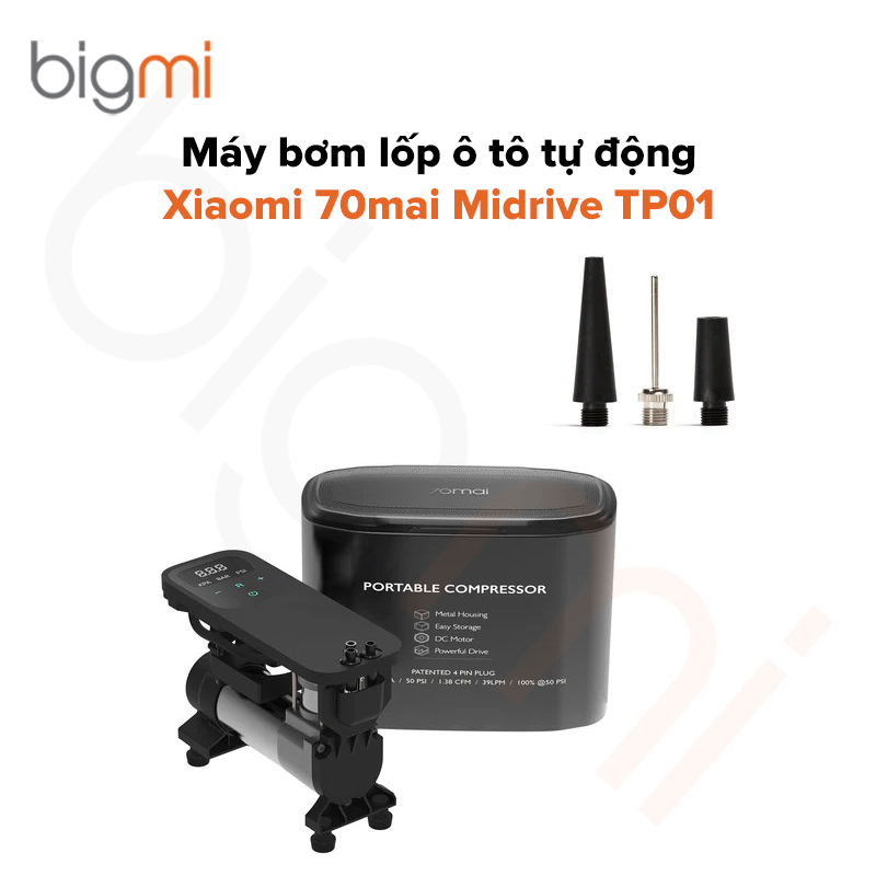 Máy bơm lốp ô tô Xiaomi 70mai Midrive TP01