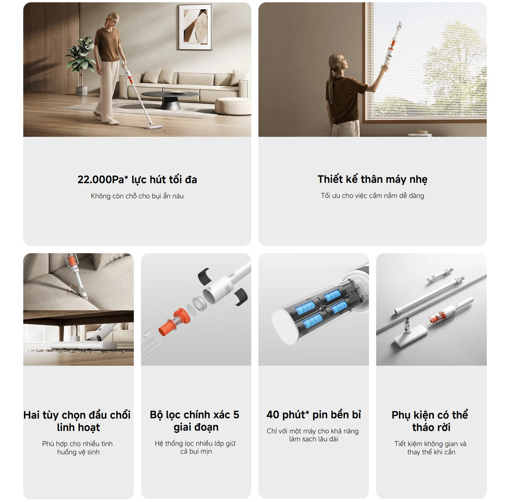 May hut bui khong day Xiaomi Vacuum Cleaner P30 bigmivn 1