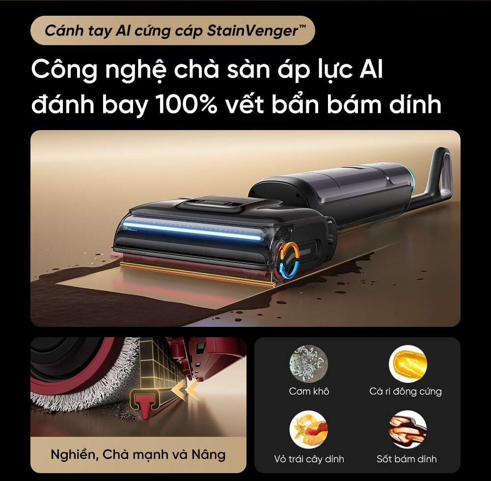 May hut bui lau nha Dreame H16 Pro Steam bigmivn 13