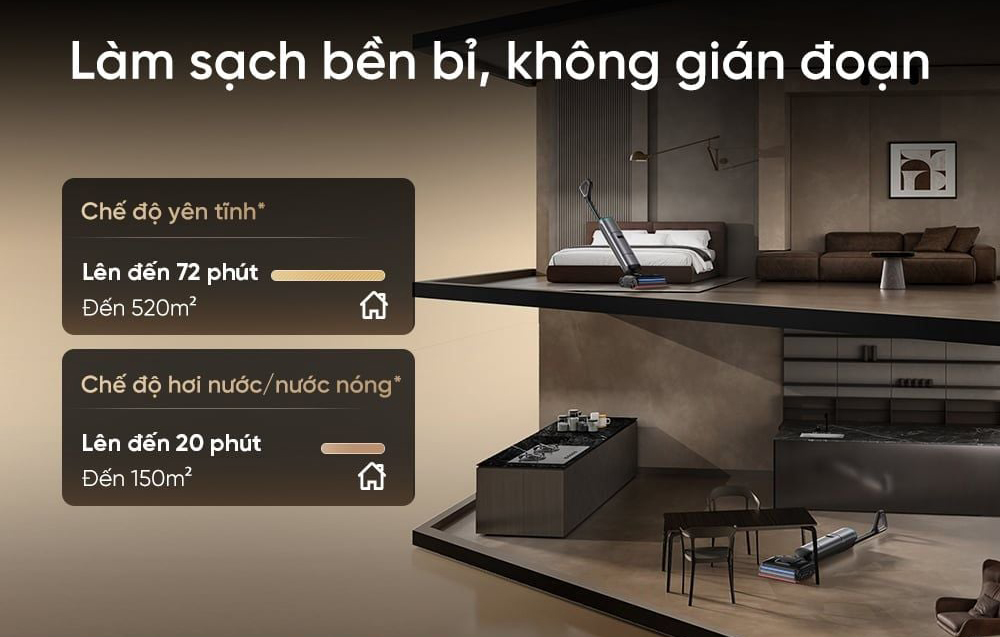 May hut bui lau nha Dreame H16 Pro Steam bigmivn 16