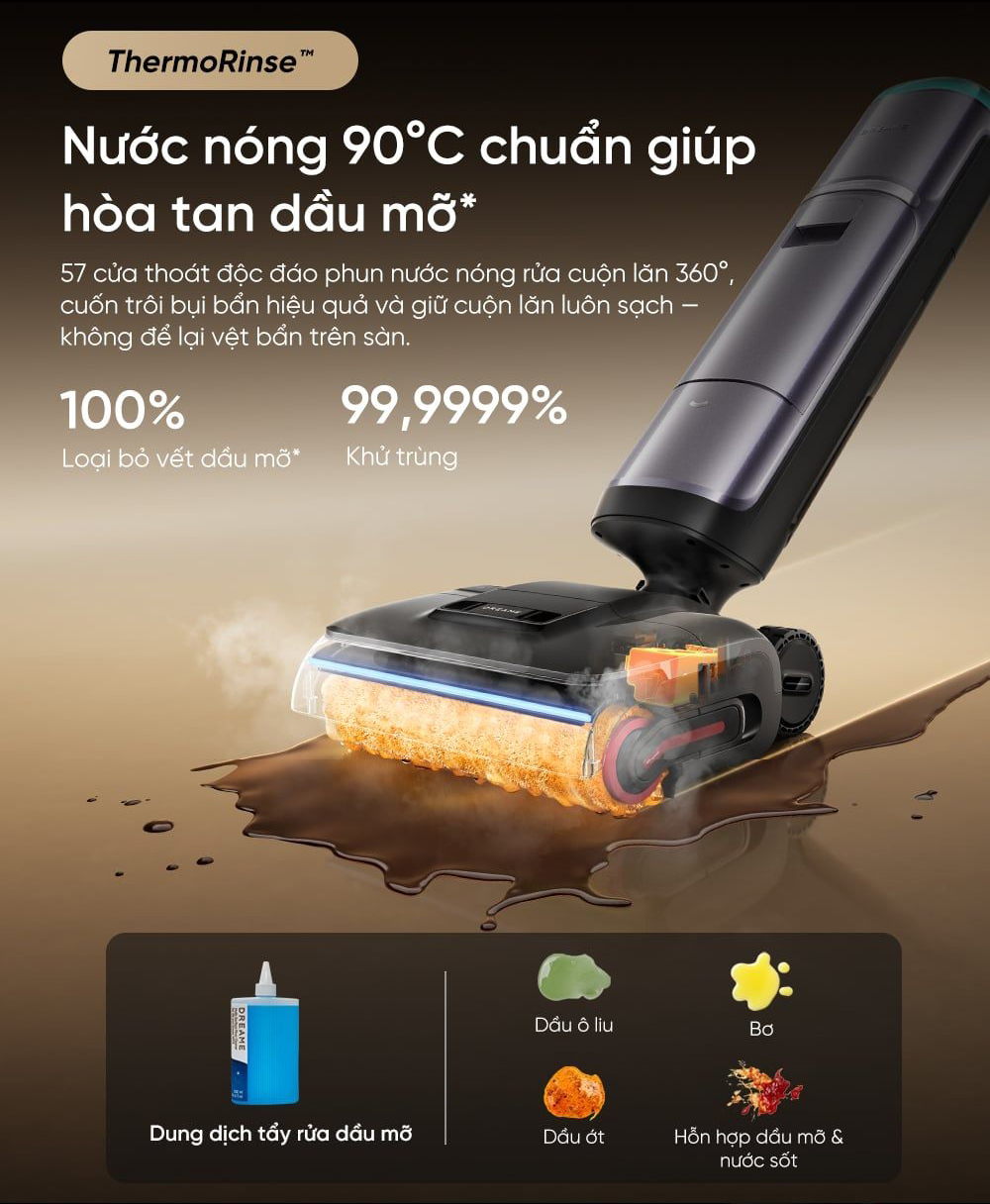 May hut bui lau nha Dreame H16 Pro Steam bigmivn 6