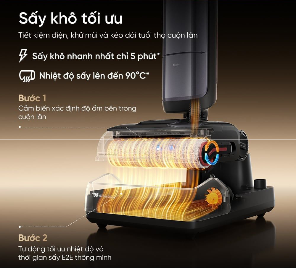 May hut bui lau nha Dreame H16 Pro Steam bigmivn 8