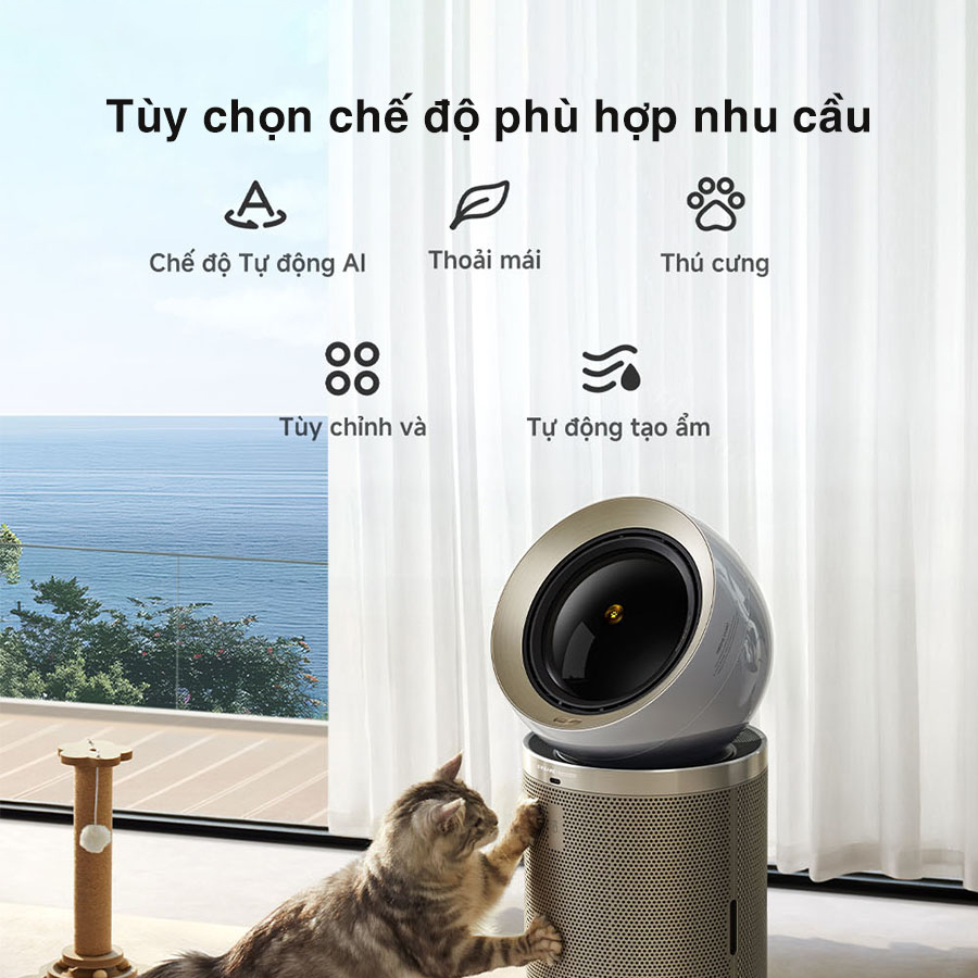 Máy lọc không khí Dreame AirPursue PM30 tích hợp tạo ẩm không sương - Chính hãng 13 May loc khong khi Dreame AirPursue PM30 bigmivn 7