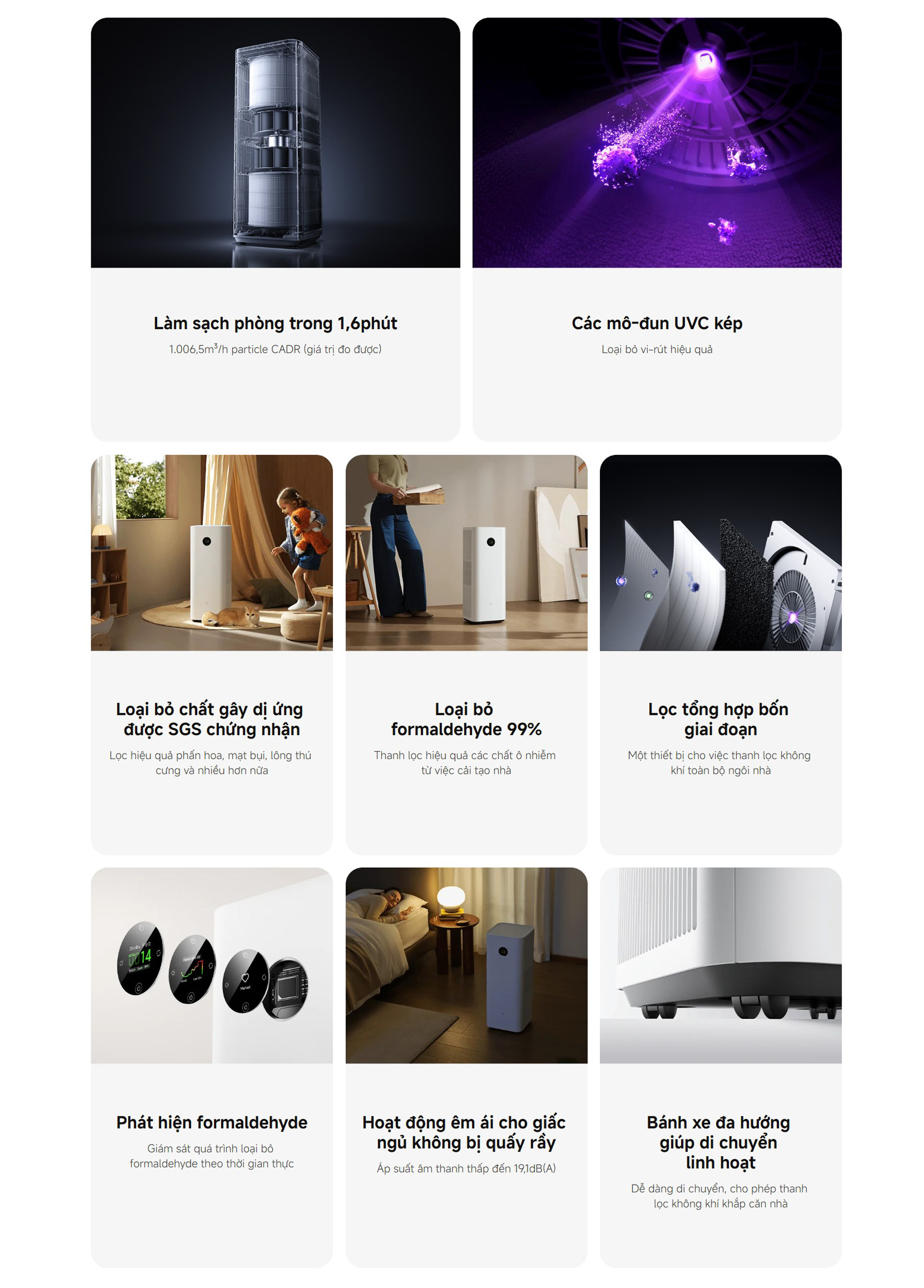 May loc khong khi Xiaomi Mijia Smart Air Purifier Max bigmivn 1