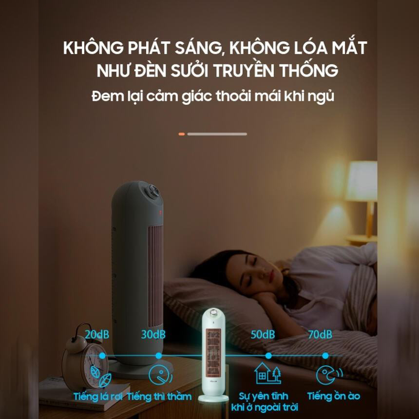 Máy sưởi gốm 2000W Bear DNQ-C20B1 - Chính hãng Quốc Tế 10 May suoi gom 2000W Bear DNQ C20B1 8