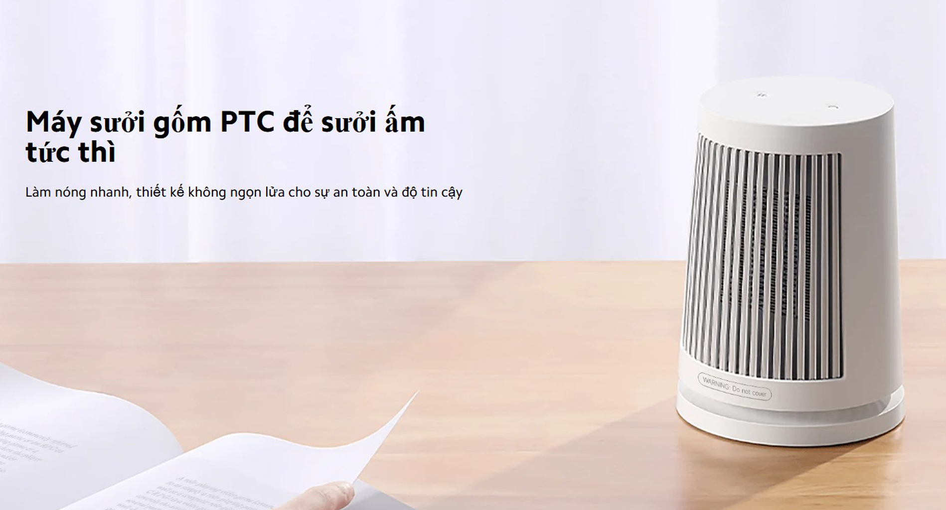 Quat suoi de ban Xiaomi Desktop Heater BHR8940EU bigmivn 2