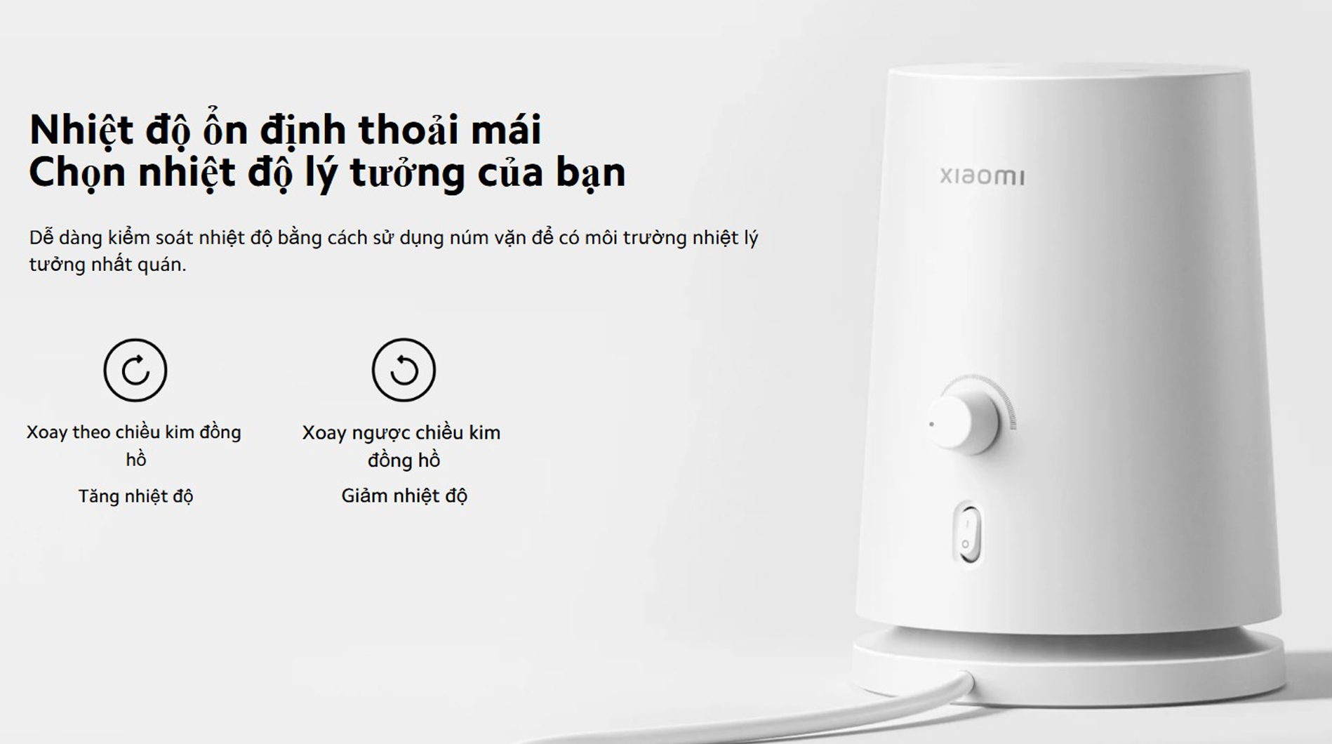 Quat suoi de ban Xiaomi Desktop Heater BHR8940EU bigmivn 4