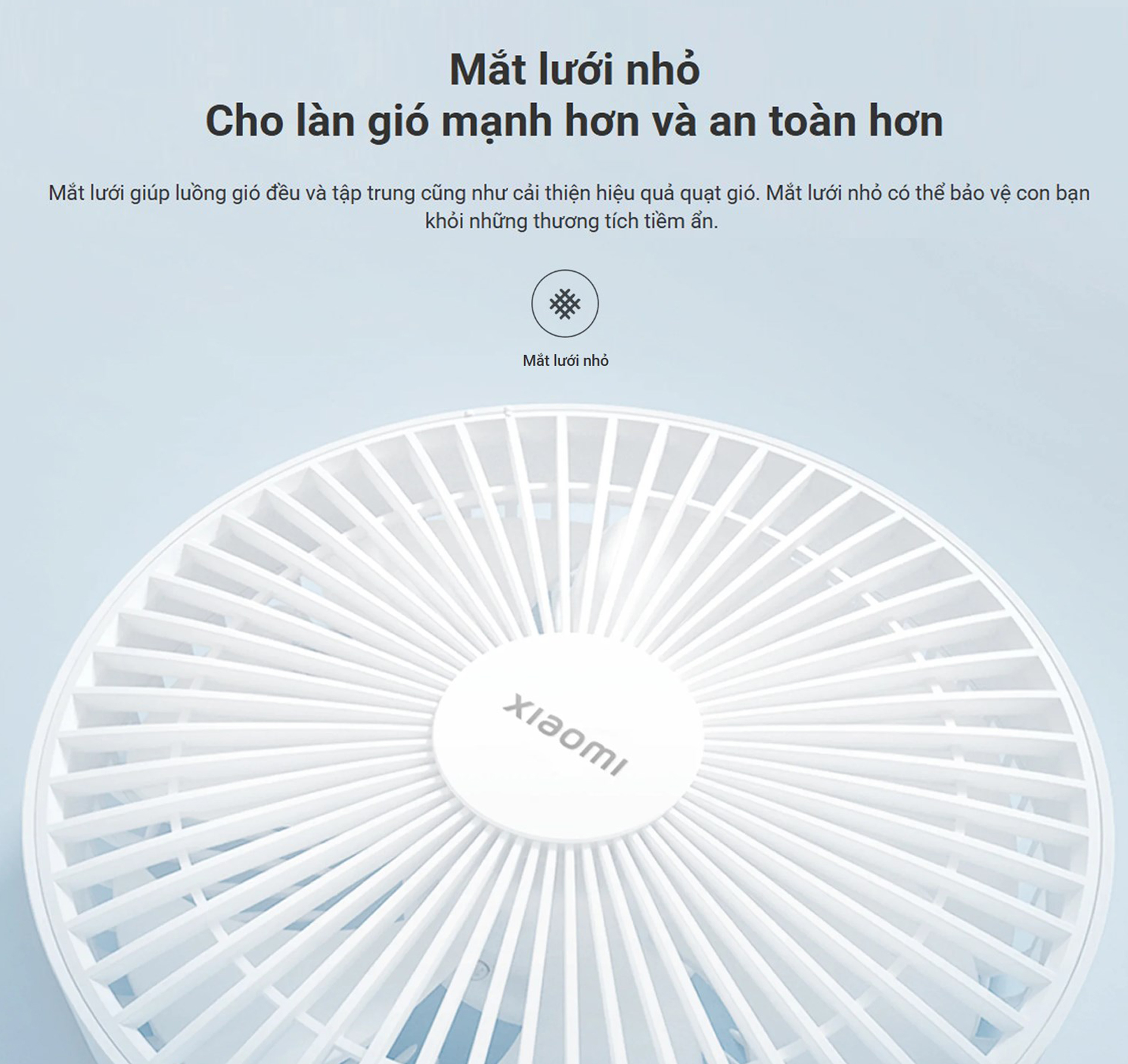 Quat tich dien mini Xiaomi Rechargeable Mini Fan bigmivn 12