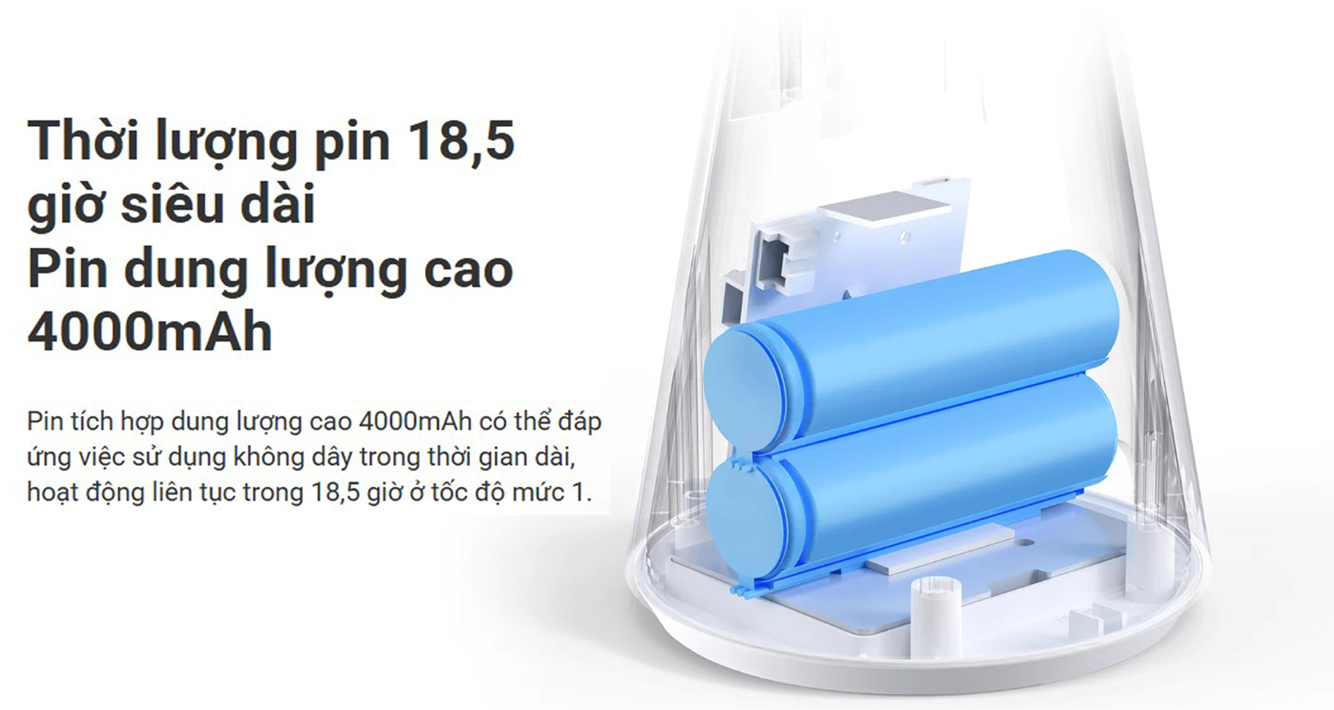 Quat tich dien mini Xiaomi Rechargeable Mini Fan bigmivn 4