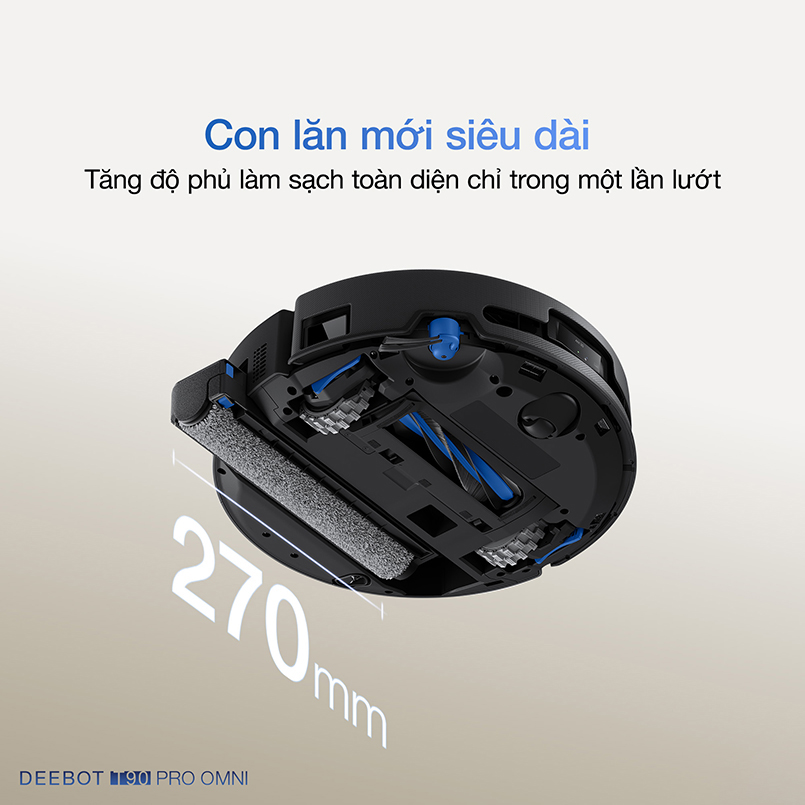 Robot hút bụi lau nhà Ecovacs Deebot T90 Pro Omni - Chính hãng Quốc Tế 4 Robot hut bui lau nha Ecovacs Deebot T90 Pro Omni bigmivn 19