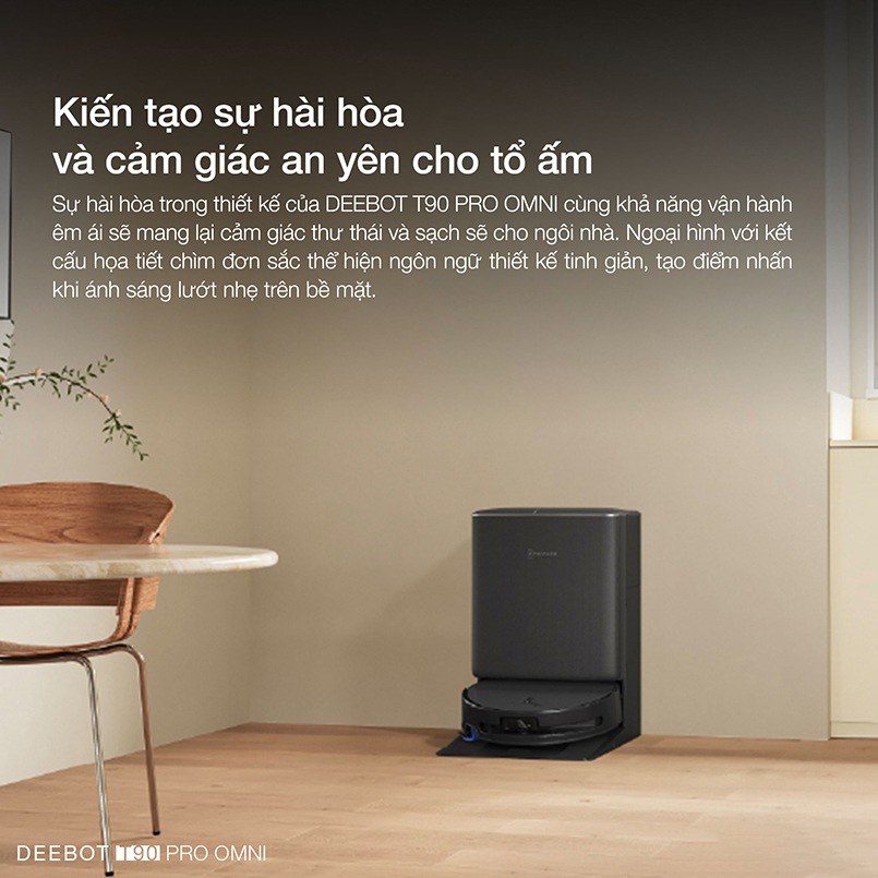 Robot hút bụi lau nhà Ecovacs Deebot T90 Pro Omni - Chính hãng Quốc Tế 3 Robot hut bui lau nha Ecovacs Deebot T90 Pro Omni bigmivn 20