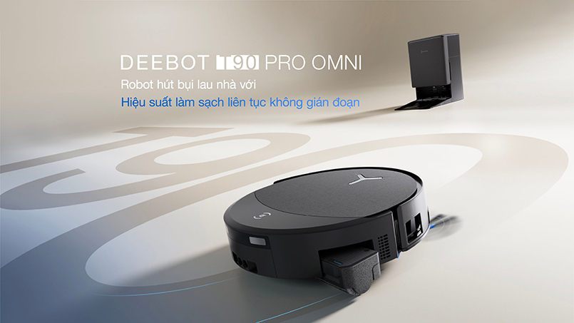 Robot hút bụi lau nhà Ecovacs Deebot T90 Pro Omni - Chính hãng Quốc Tế 2 Robot hut bui lau nha Ecovacs Deebot T90 Pro Omni bigmivn