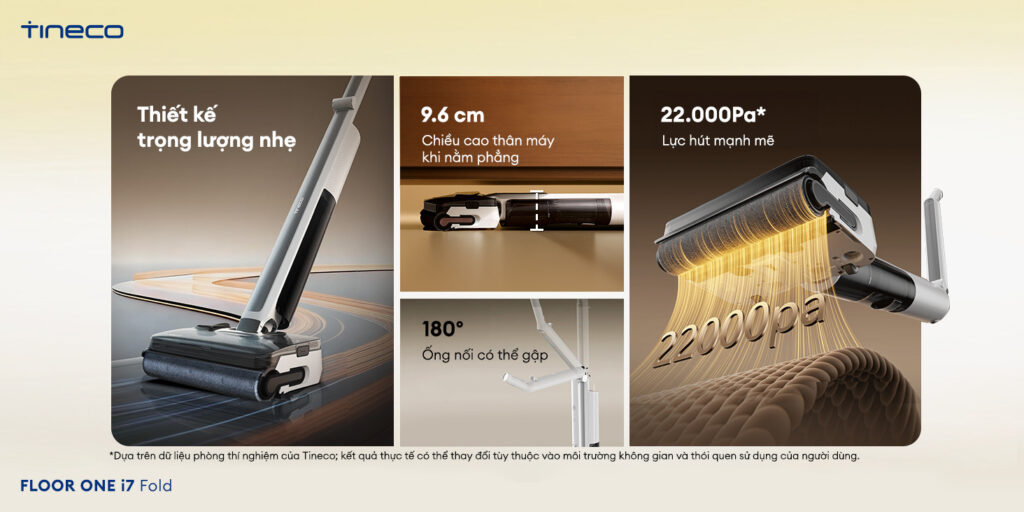 May hut bui lau san kho uot Tineco Floor One i7 Fold chinh hang bigmivn 2 1