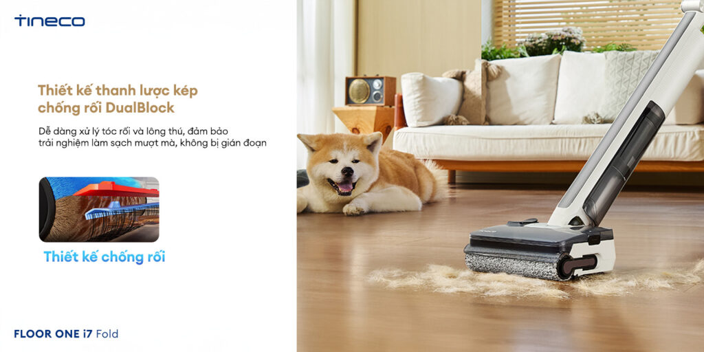 May hut bui lau san kho uot Tineco Floor One i7 Fold chinh hang bigmivn 8 1