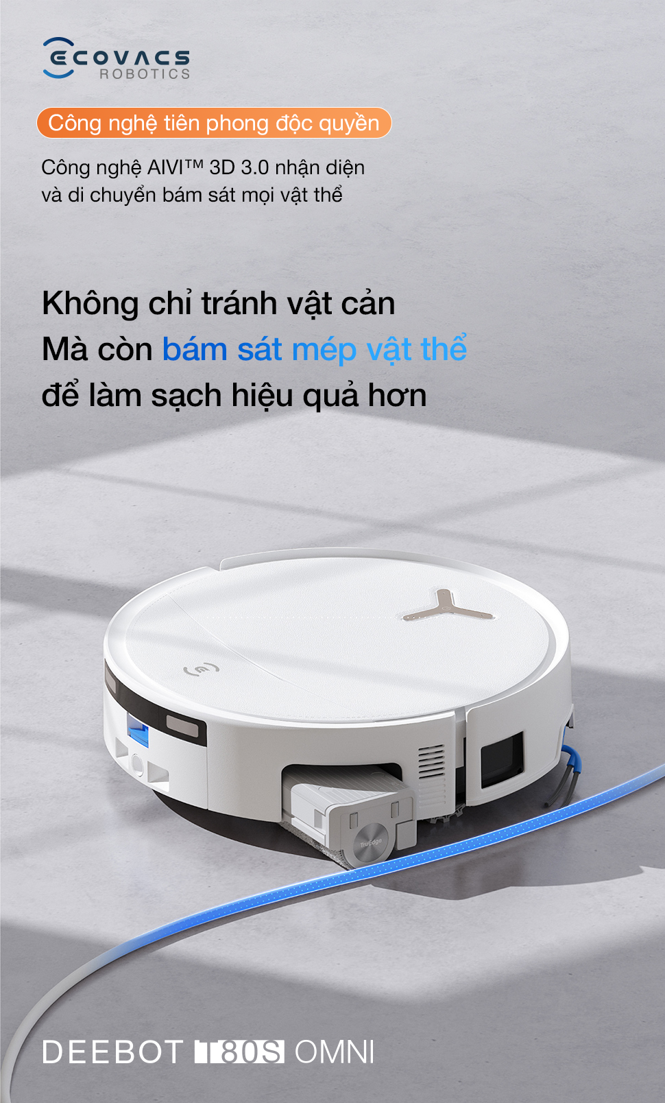 Robot hut bui lau nha Ecovacs Deebot T80S Omni bigmivn 1