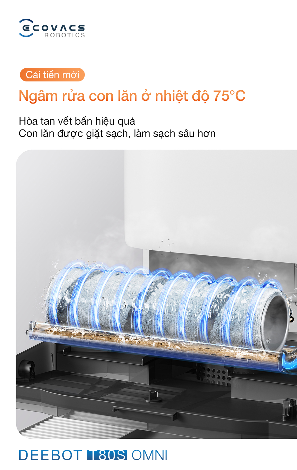 Robot hut bui lau nha Ecovacs Deebot T80S Omni bigmivn 10