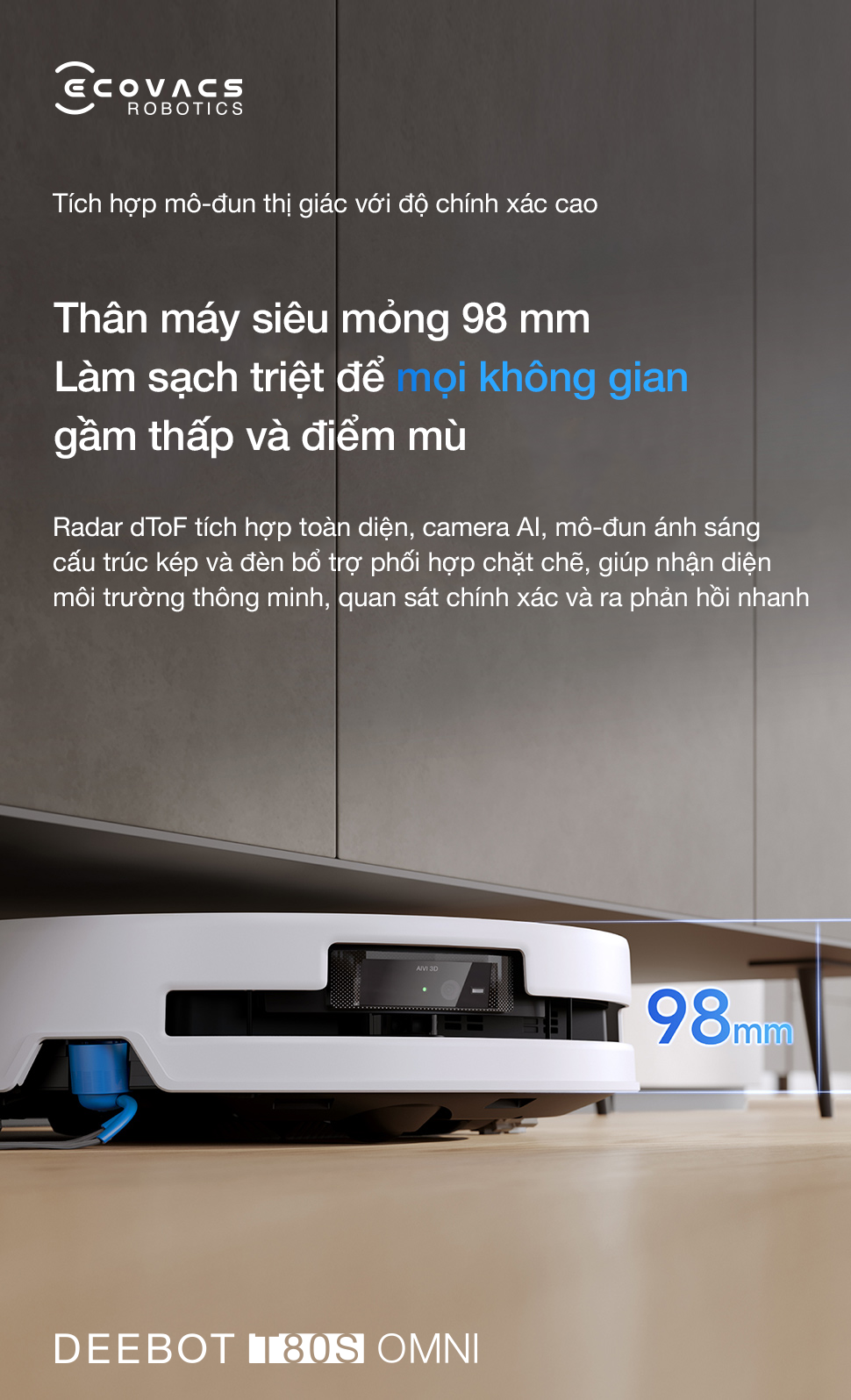 Robot hut bui lau nha Ecovacs Deebot T80S Omni bigmivn 15