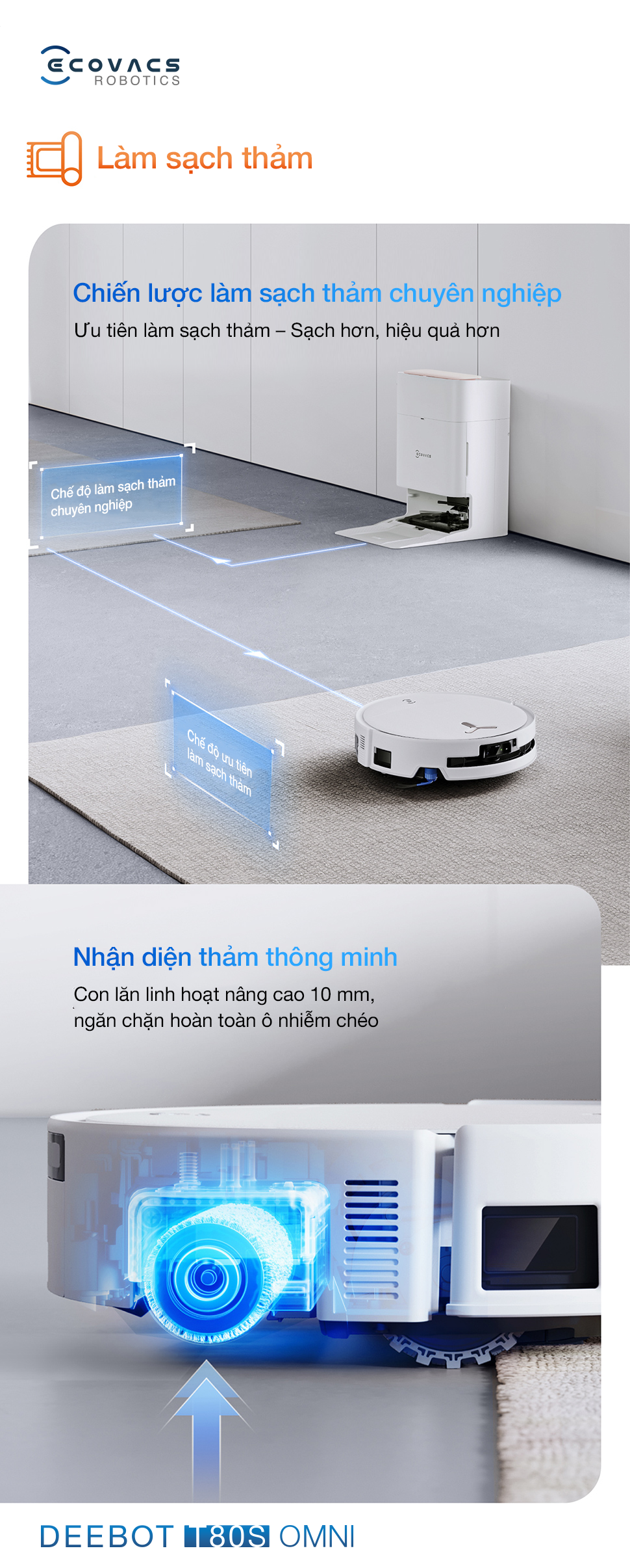 Robot hut bui lau nha Ecovacs Deebot T80S Omni bigmivn 7