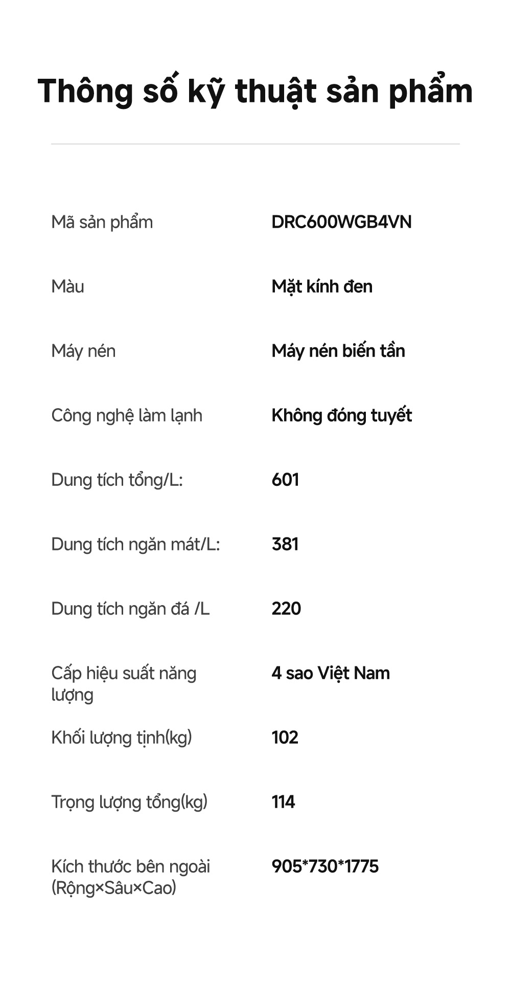 Tủ lạnh Dreame 600L Dual inverter DRC600WGB4VN tính năng (14) Tu lanh Dreame 600L Dual inverter DRC600WGB4VN tinh nang 14