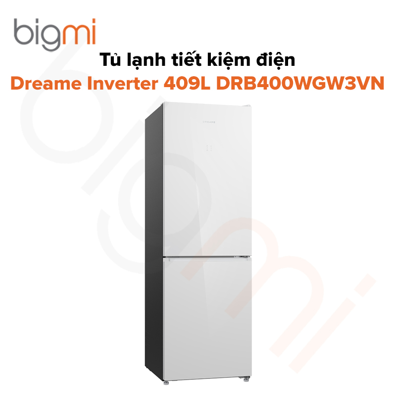 Tủ lạnh Dreame Inverter 409 lít DRB400WGW3VN (màu trắng)
