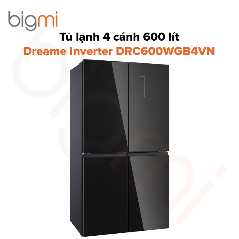 Tủ lạnh Multi door Dreame Inverter 600 lít DRC600WGB4VN
