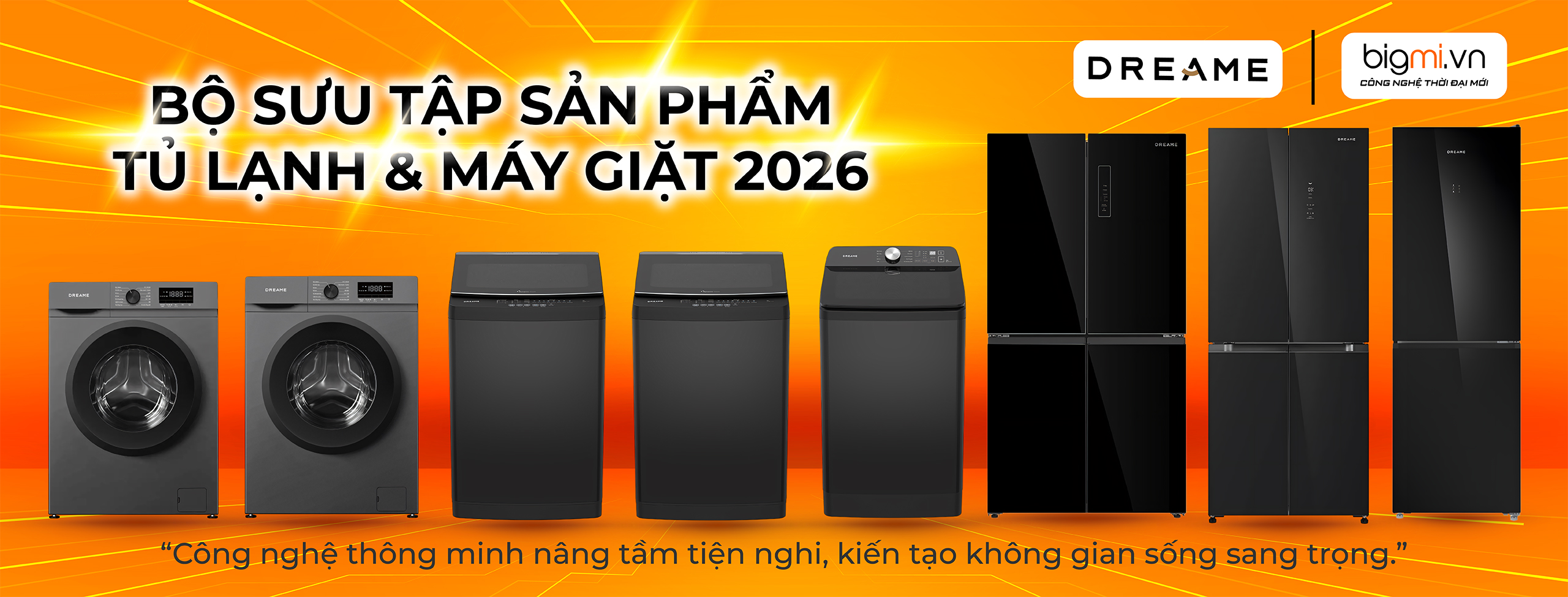 Banner tu lanh may giat Dreame