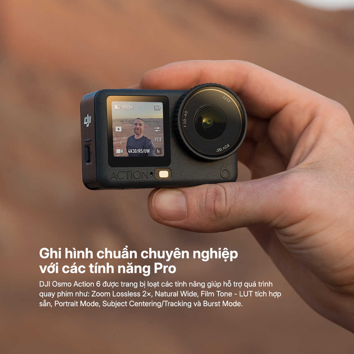 Camera DJI Osmo Action 6 Standard Combo - Chính Hãng 11 Camera DJI Osmo Action 6 bigmivn 8