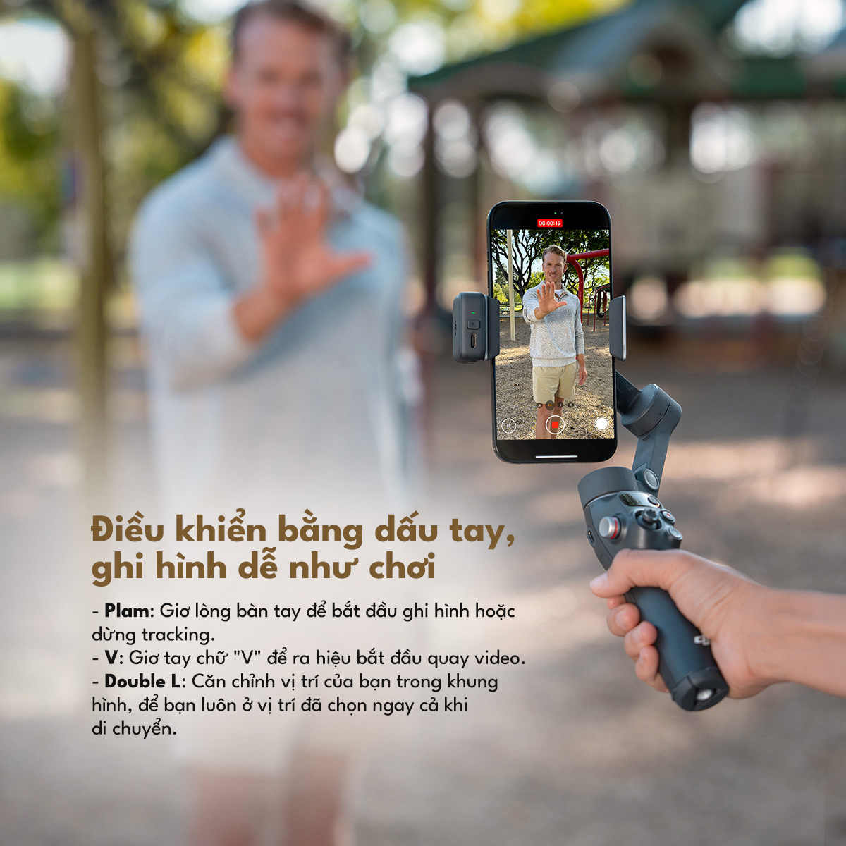 Gimbal điện thoại DJI Osmo Mobile 8 - Chính hãng 12 Gimbal dien thoai DJI Osmo Mobile 8 bigmivn 5