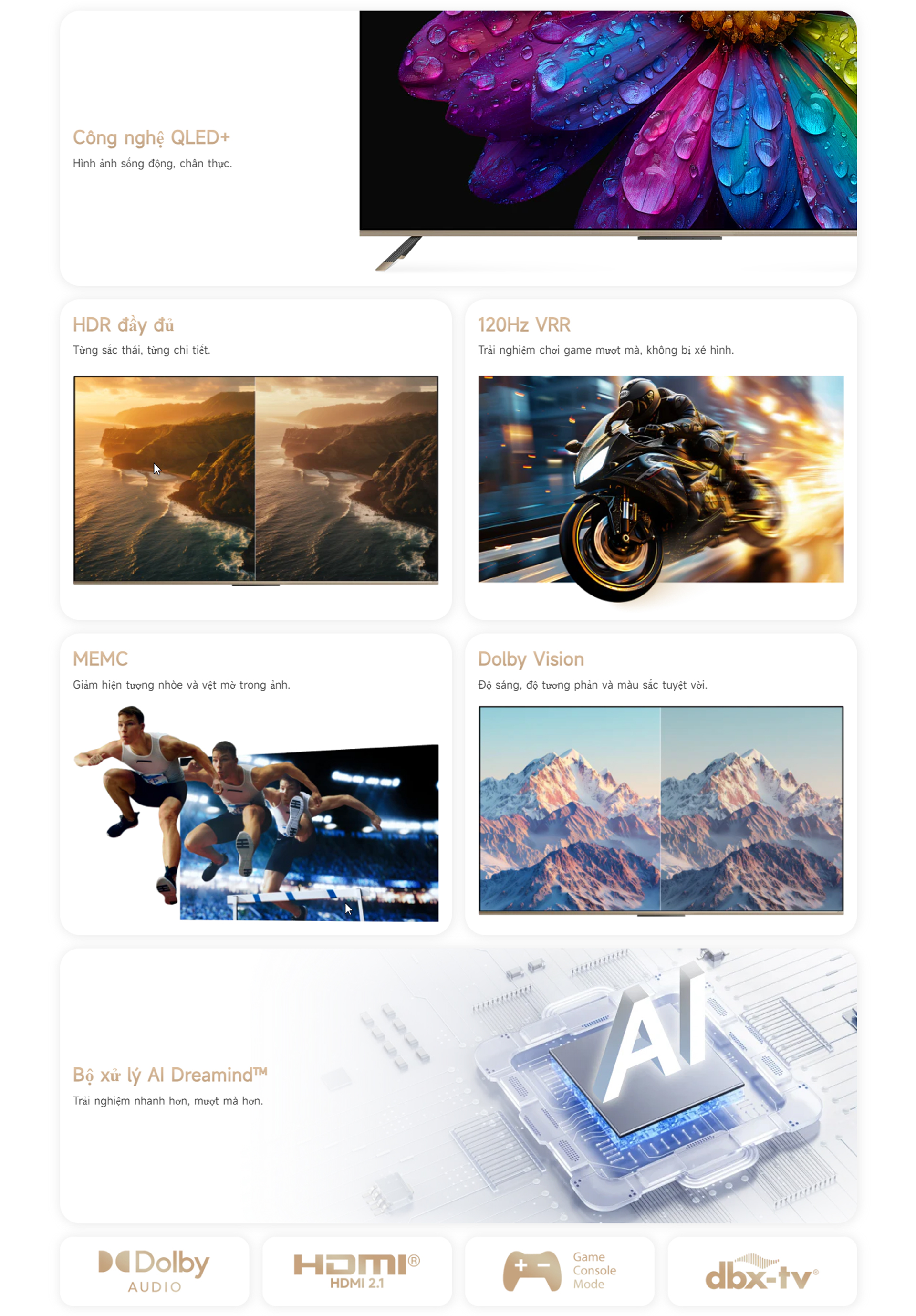 Google Tivi Dreame Q100 43 inch 43Q100 bigmivn 1