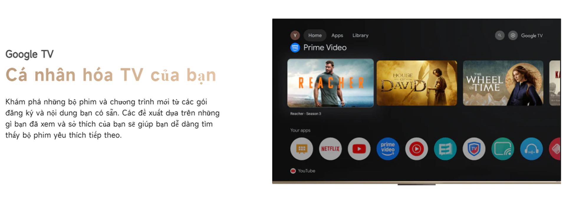 Google Tivi Dreame Q100 43 inch 43Q100 bigmivn 21