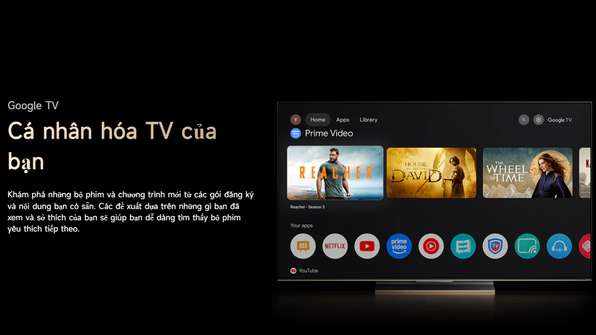 Google Tivi Dreame S100 55 inch 55S100 4K | 144Hz | 3GB | 32GB - Chính hãng Quốc Tế 29 Google Tivi Dreame S100 55 inch 55S100 bigmivn 19